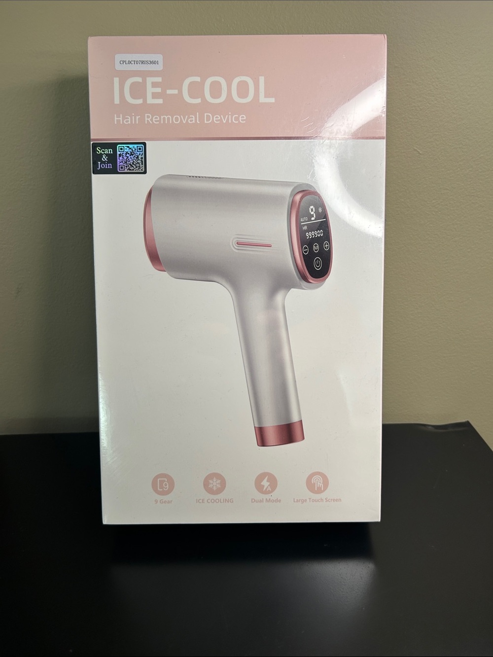 Ice-Cool Hair Removal Device - IPL with Ice Cooling